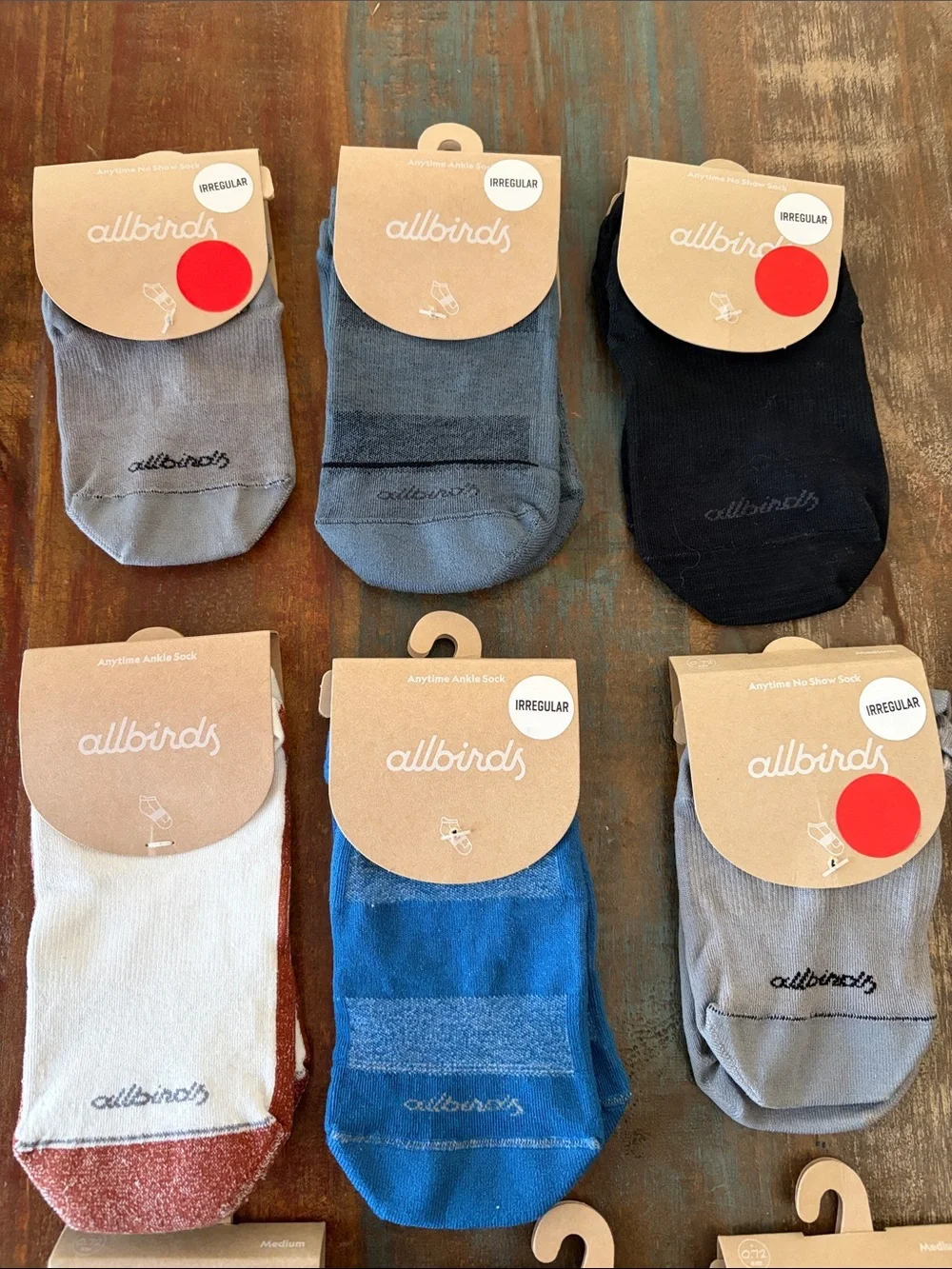 NWT Allbirds Assorted No-Show Socks - Multiple Colors Bundle